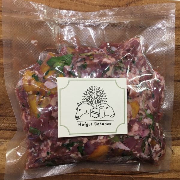 BARF Lamm-Kürbis-Menü mit frischen Kräutern - Image 2